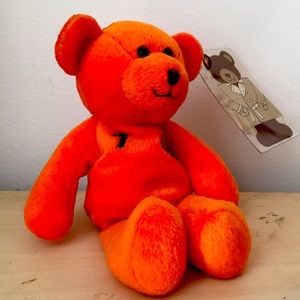 John Elway collectible numbered plush bear